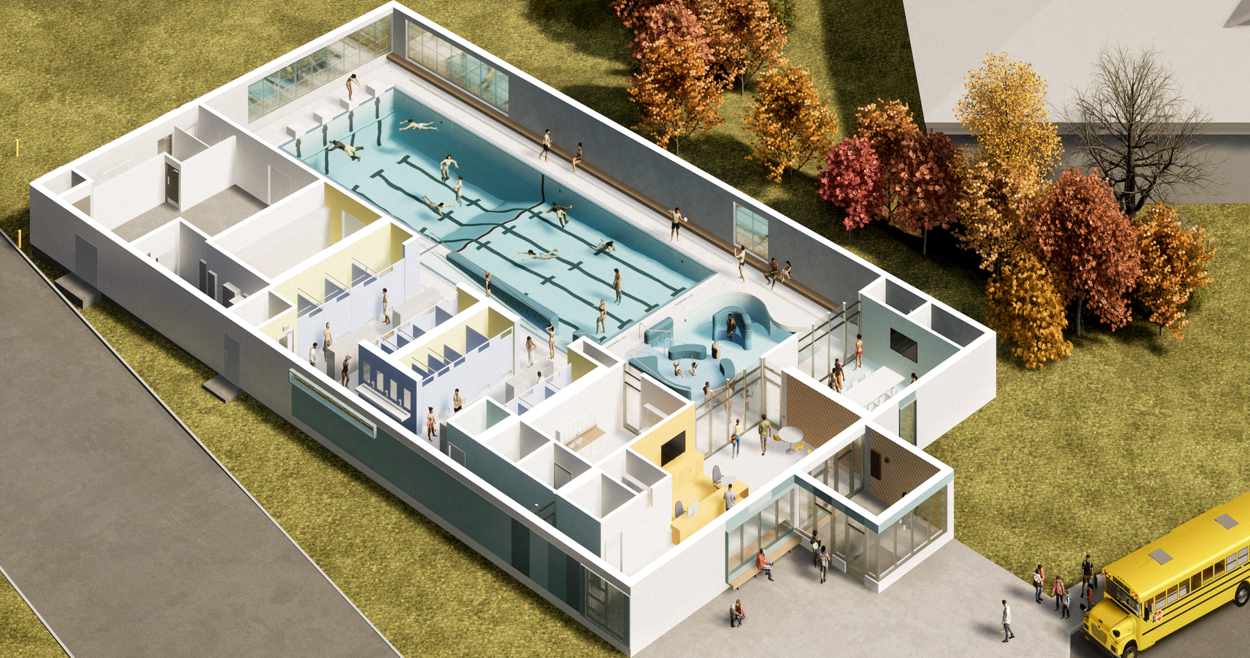 "Roof open" view - close-up